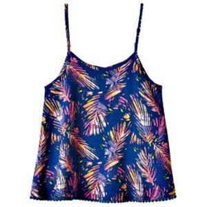 Mudd Crochet-Trim Swing Crop Tank - Girls' Plus